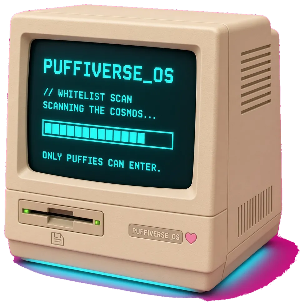 Retro Puffieverse OS computer